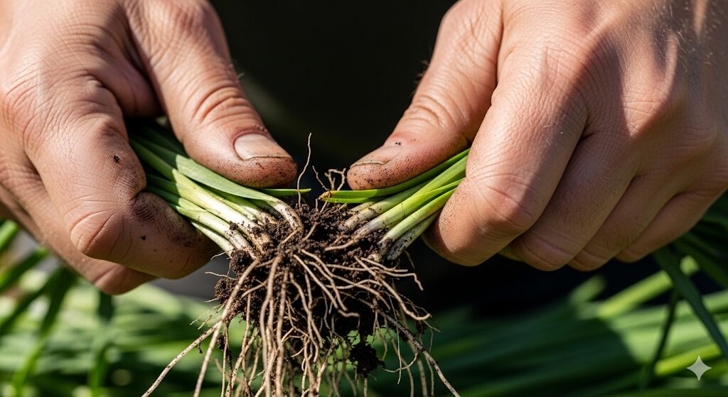 収量を上げるための株分けのやり方