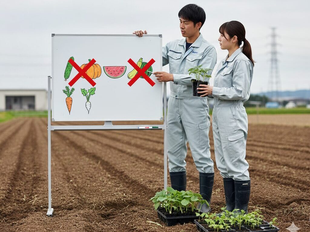 きゅうりの後作にダメな野菜は何か