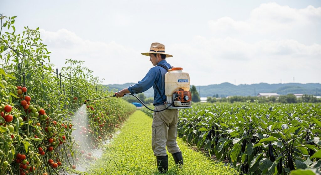 ナスにも使えるオオタバコガの農薬情報