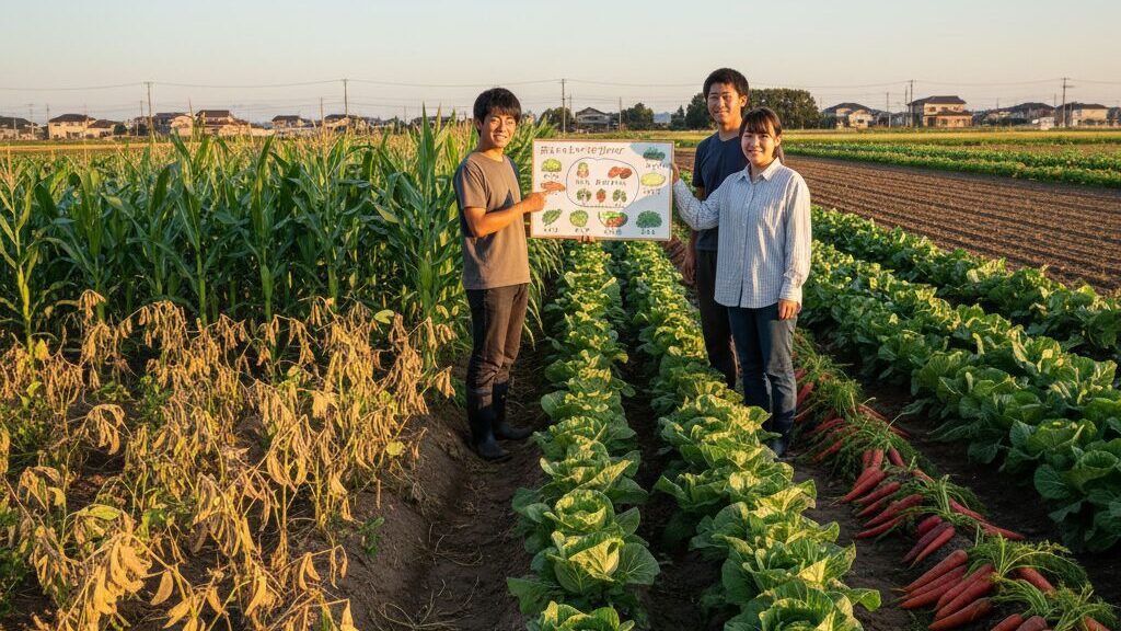 輪作が最も有効な連作障害の対策