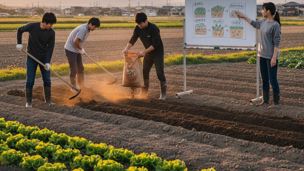 有機物投入による土壌改善の対策