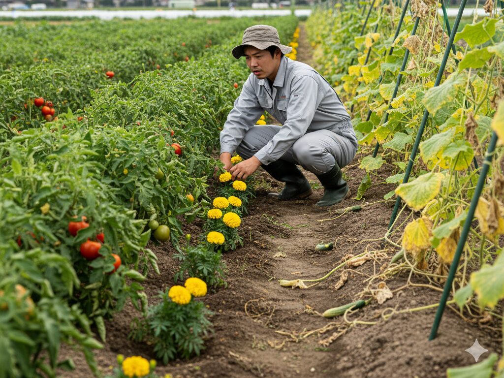 トマトなどナス科野菜との輪作注意点