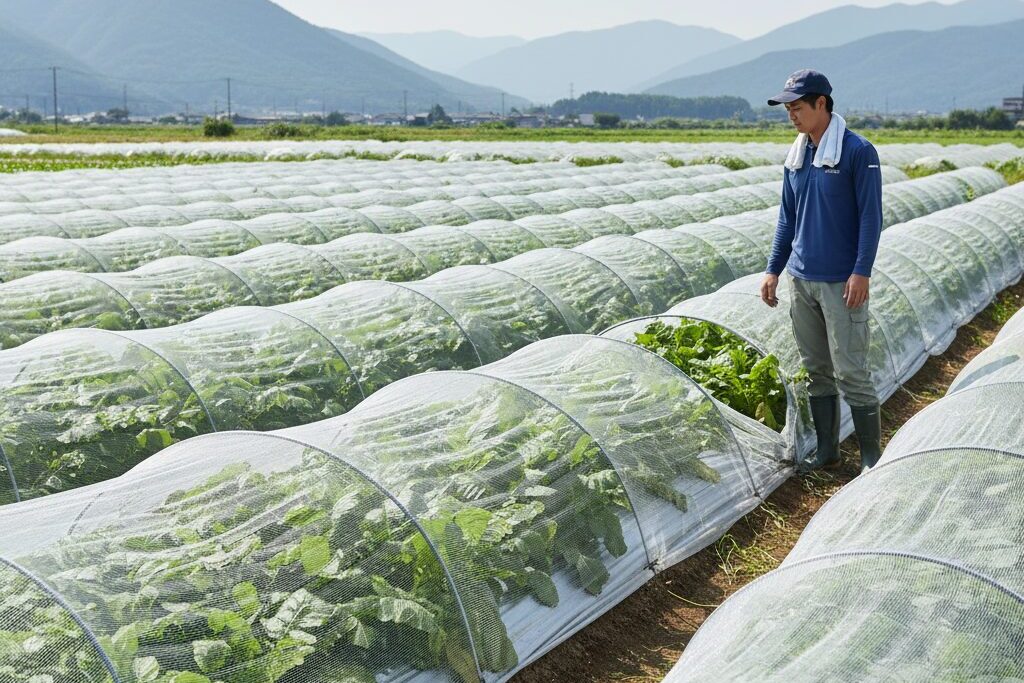 6月まきの高温期栽培リスク管理