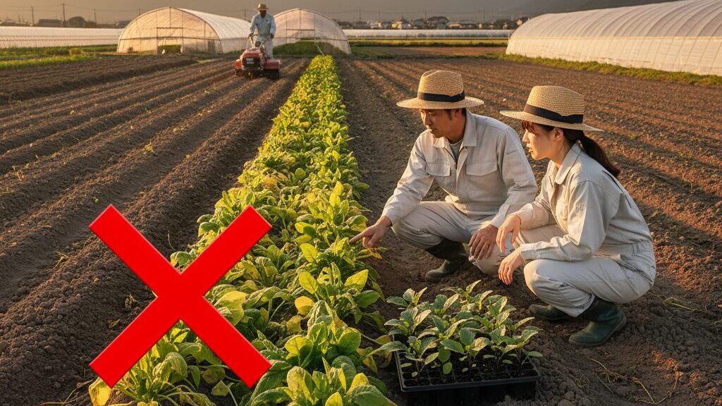 後作に植えてはいけない野菜の具体例