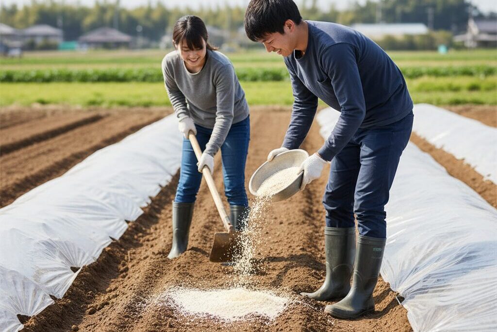 米ぬかを利用した土壌消毒と改良