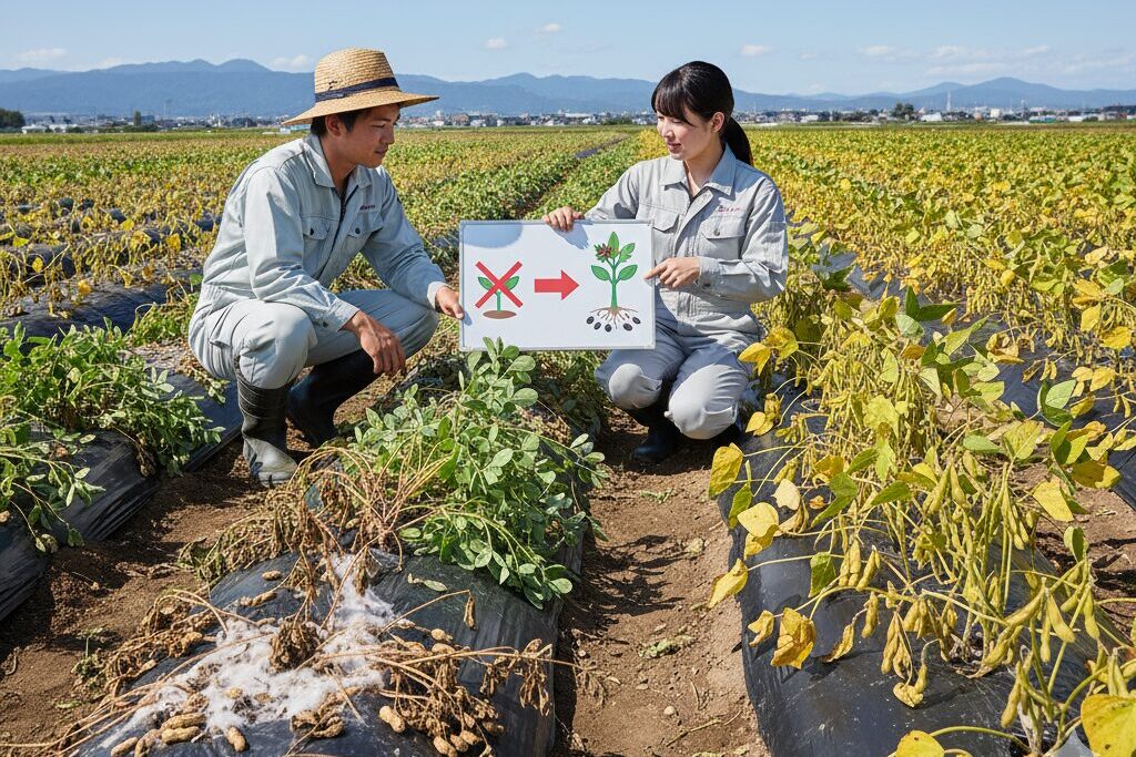 落花生と大豆の連作が推奨されない理由