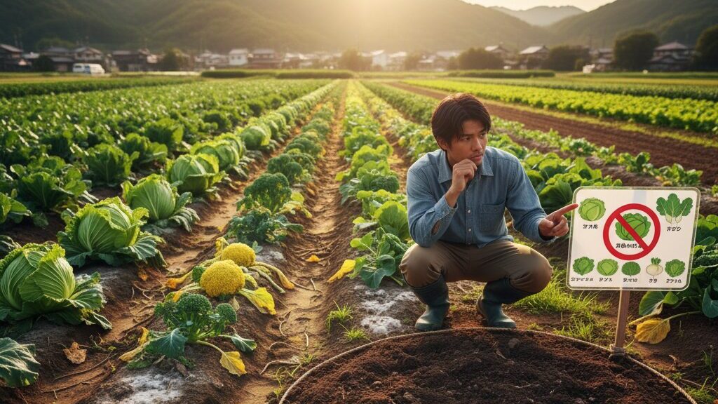 避けるべき大根の後作でダメな野菜