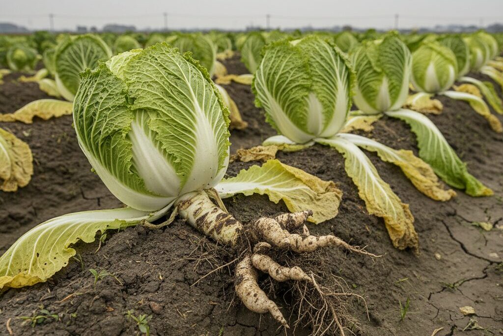 白菜の連作障害で起こる症状