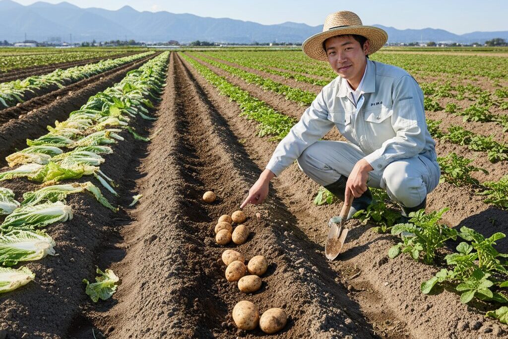 白菜の後作にじゃがいもは可能か