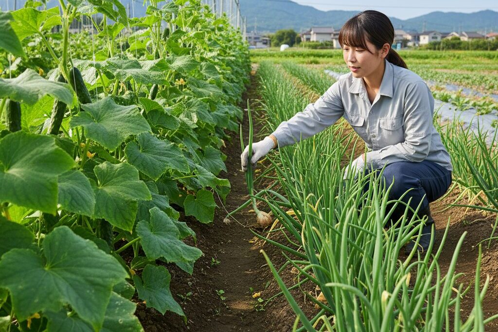 コンパニオンプランツで病害虫を防ぐ