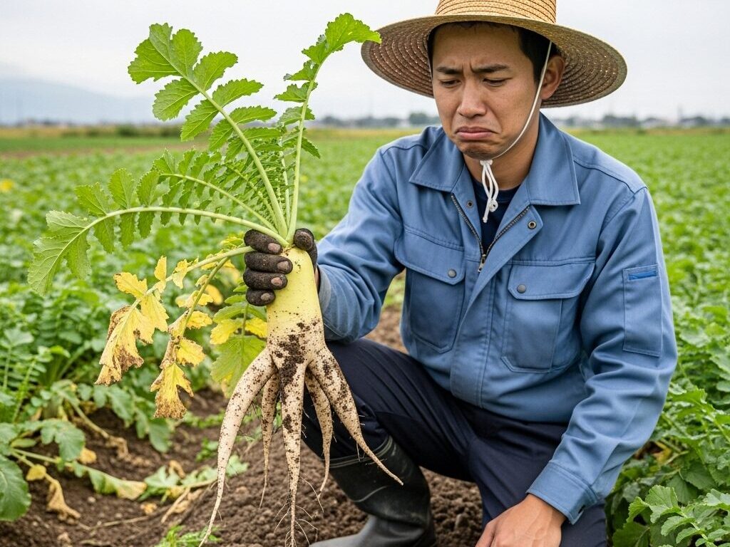 よくある大根栽培の失敗と対策