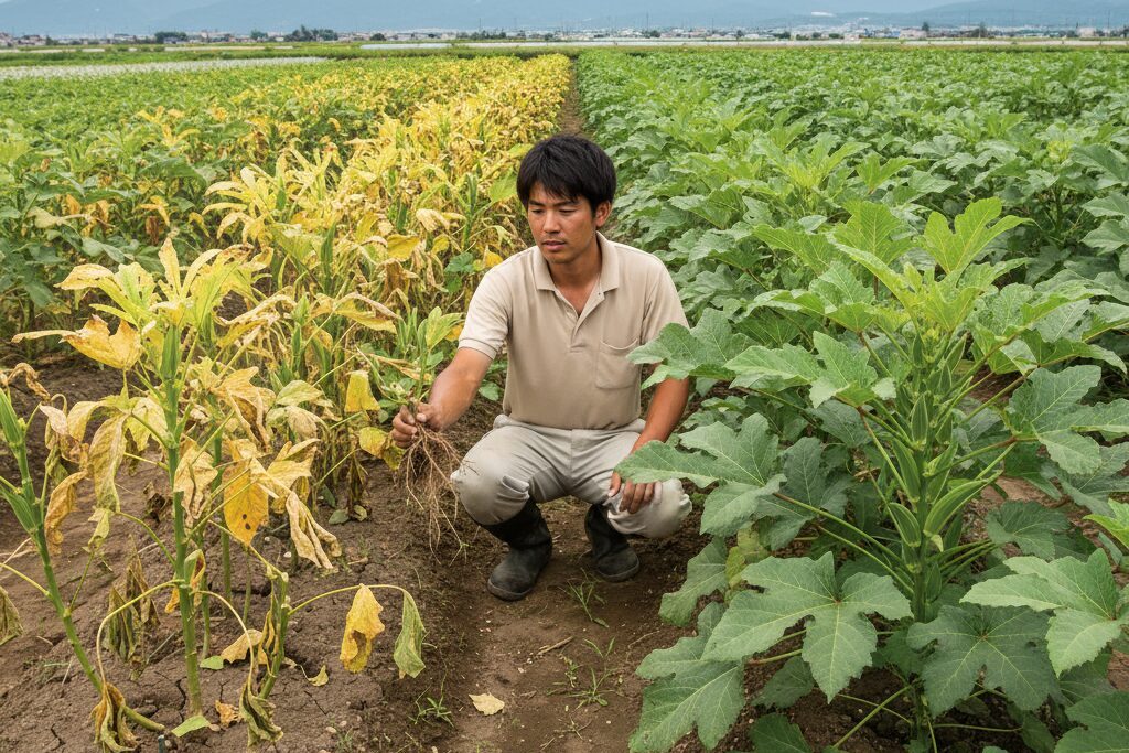 オクラは連作障害でどうなる？症状を解説