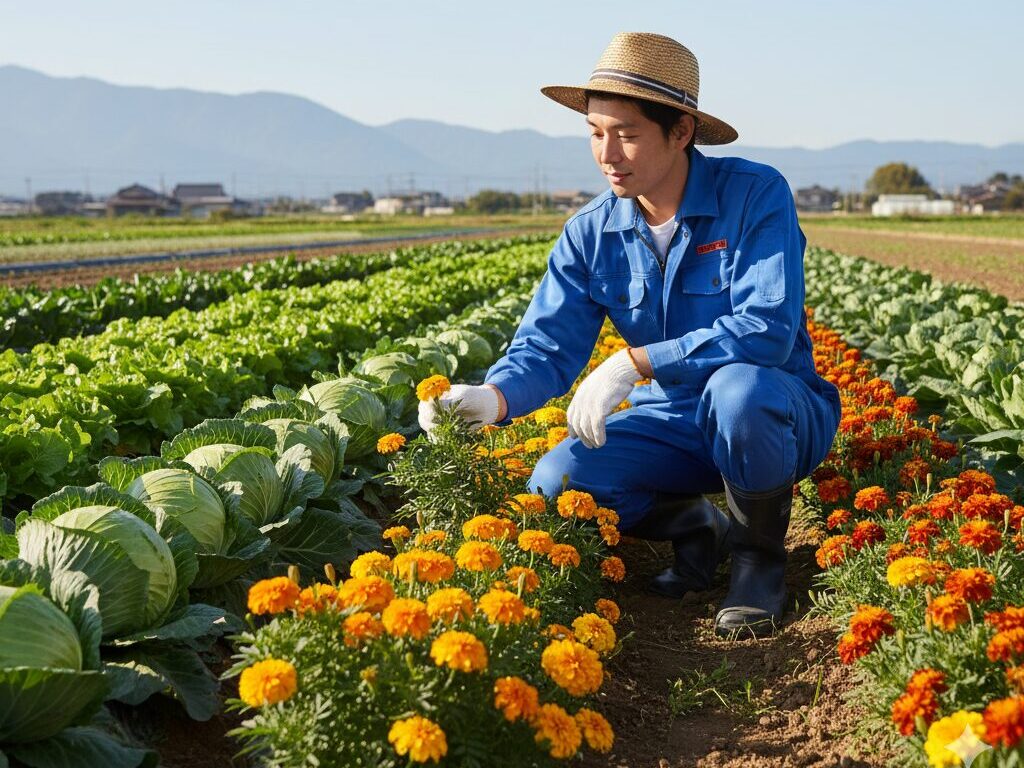 病害虫を抑制するコンパニオンプランツ